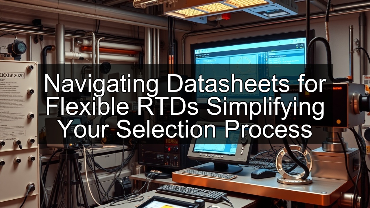wire flexible rtd sensor polyimide ribbon sensor sensor